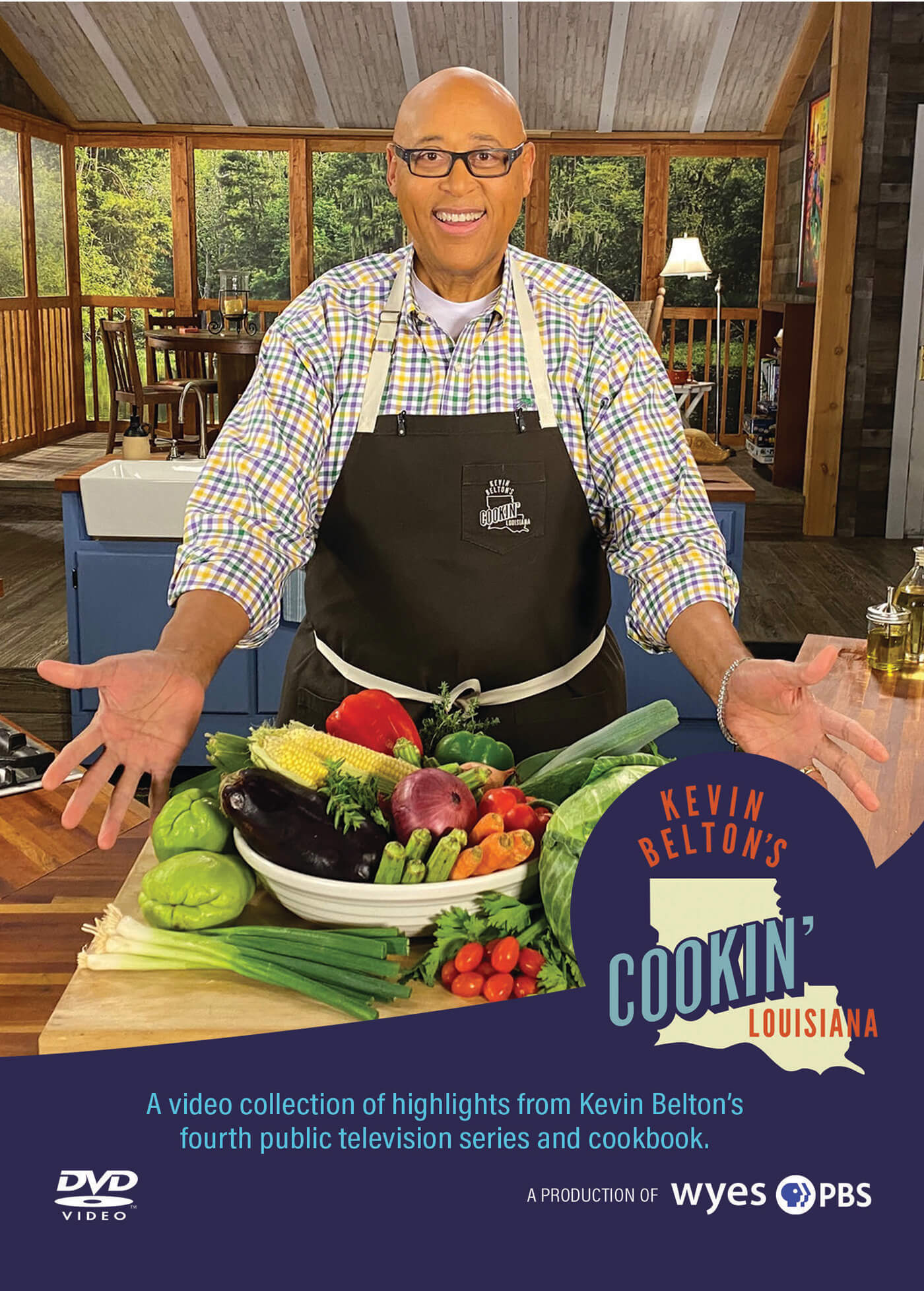 Kevin Belton's Cookin' Louisiana Favorites DVD - WYES New Orleans