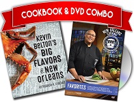 Kevin Belton's Big Flavors of New Orleans Cookbook & Favorite Recipes DVD