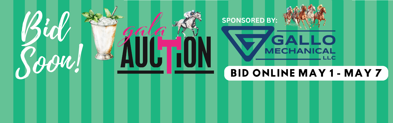 online auction May 1-7